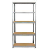 Monster Rack 4 x Galwix galvaniserade stålhyllor, 90 cm breda