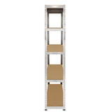 Monster Rack 4 x Galwix galvaniserade stålhyllor, 90 cm breda