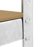 Monster Rack 4 x Galwix galvaniserade stålhyllor, 90 cm breda