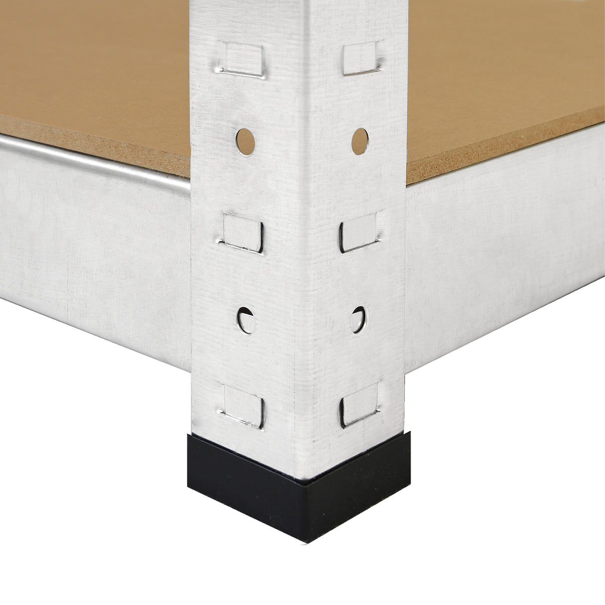 Galwix 90cm Hyllpaket: Hörnhylla och 4 Garagehyllor