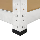 Galwix 90cm Hyllpaket: Hörnhylla och 4 Garagehyllor