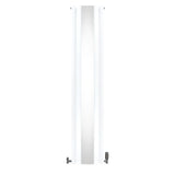 Oval Spegelradiator & Ventiler - 1800mm x 380mm – Vit