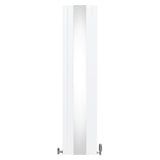 Platt Spegelradiator & Ventiler - 1800mm x 425mm – Vit