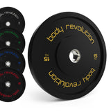 Body Revolution olympiska bumpervikter (svarta)