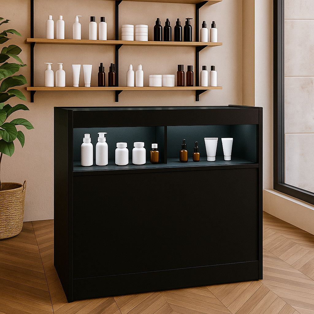 B900 Butiksmodul med LED – Svart