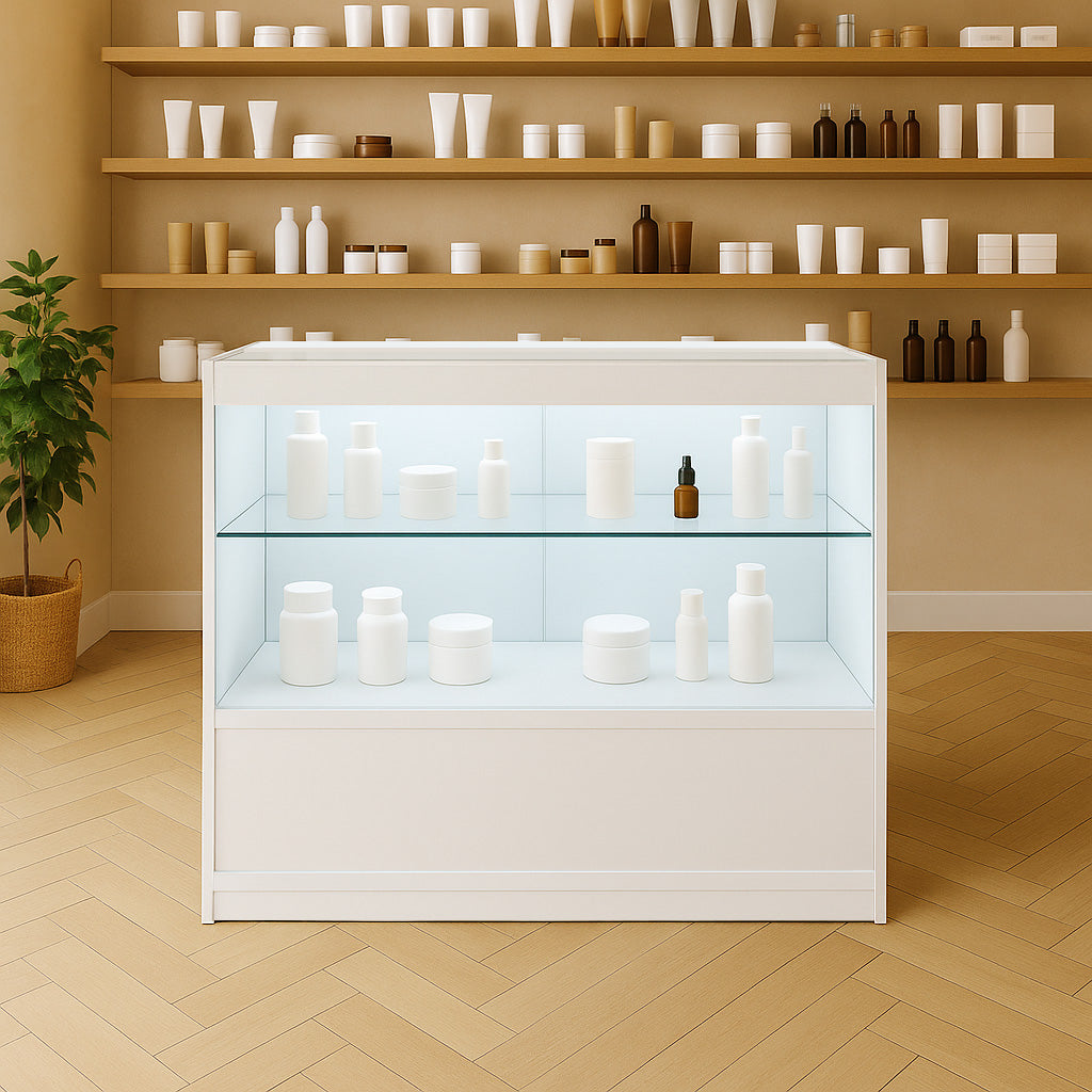 C900 Butiksmodul med LED – Vit