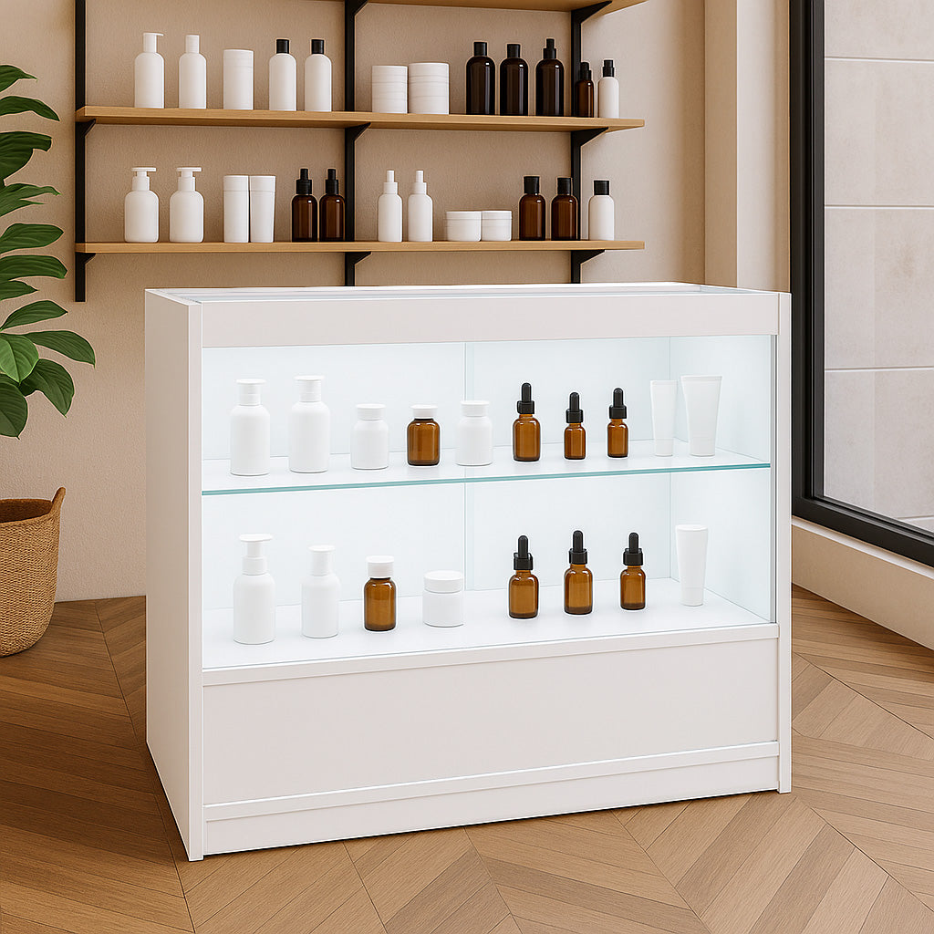 C900 Butiksmodul med LED – Vit