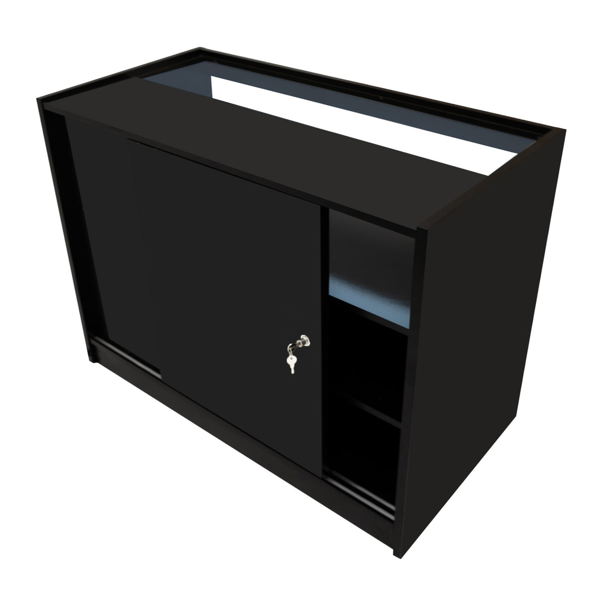 B1200 Butiksmodul med LED – Svart