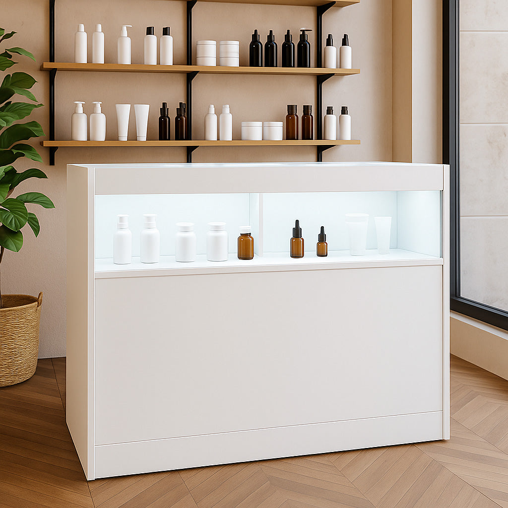 B1200 Butiksmodul med LED – Vit