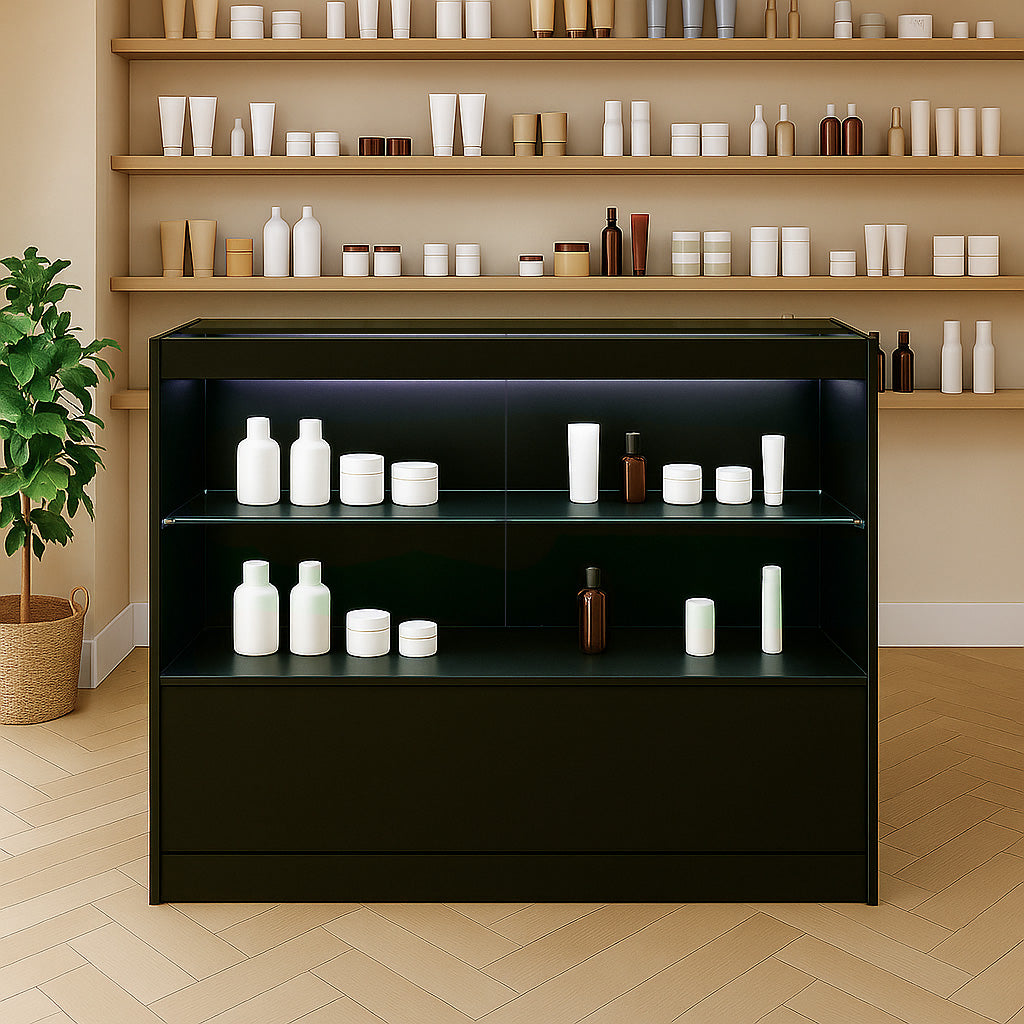 C1200 Butiksmodul med LED – Svart