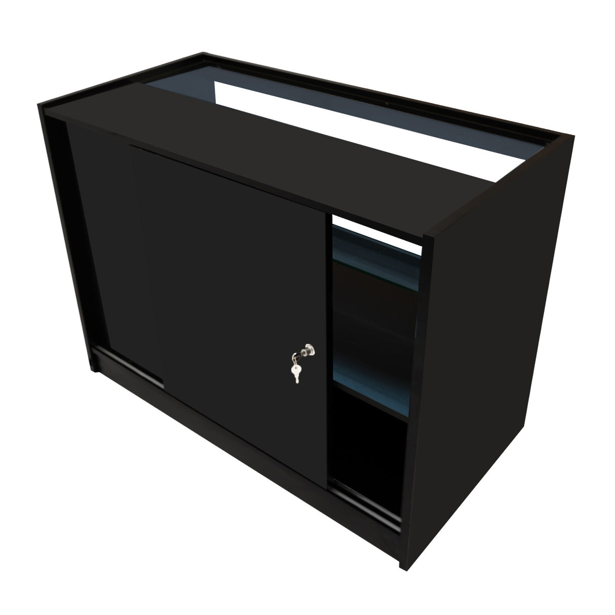 C1200 Butiksmodul med LED – Svart
