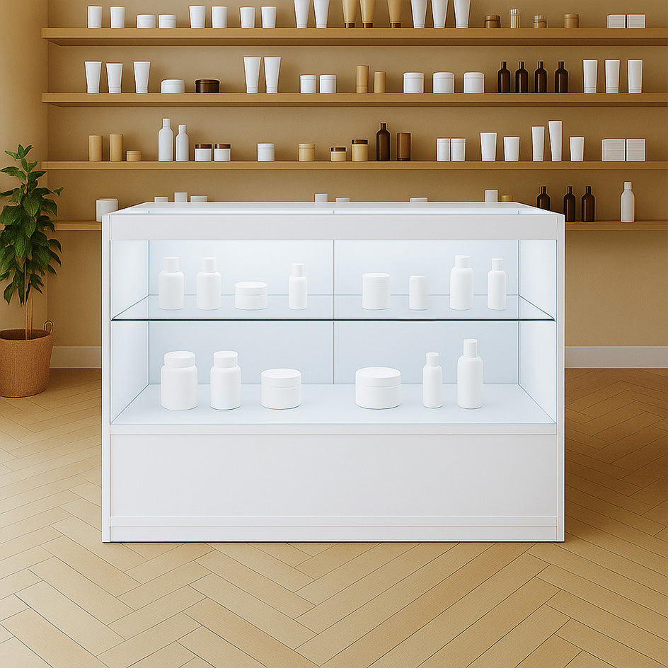 C1200 Butiksmodul med LED – Vit