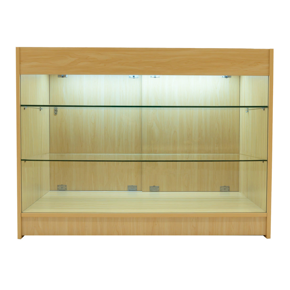K1200 Butiksmodul med LED – Lönnfärgad finish