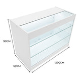 K1200 Butiksmodul med LED – Vit