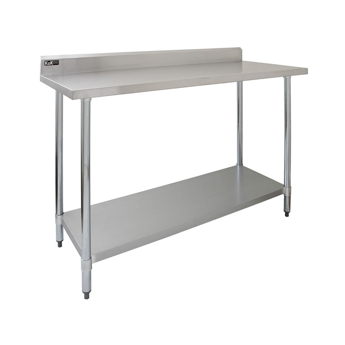 Kommersiellt cateringbord i rostfritt stål – 122cm brett