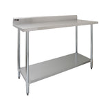 Kommersiellt cateringbord i rostfritt stål – 122cm brett