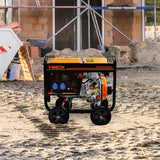 T-Mech Portabel Dieselgenerator Öppen Ram 2kVA