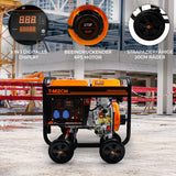 T-Mech Portabel Dieselgenerator Öppen Ram 2kVA