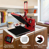 PixMax 50cm Clam Värmepress & Skrivare