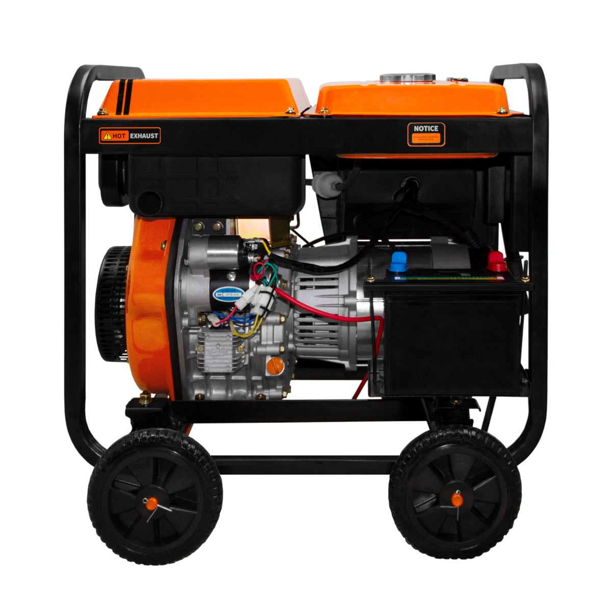T-Mech Portabel Dieselgenerator Öppen Ram 5kVA