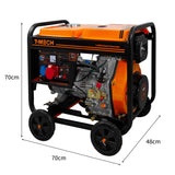 T-Mech Portabel Dieselgenerator Öppen Ram 5kVA