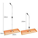 T-Mech Gräsutjämningsräfsa 100cm – Orange