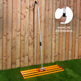 T-Mech Gräsutjämningsräfsa 100cm – Orange