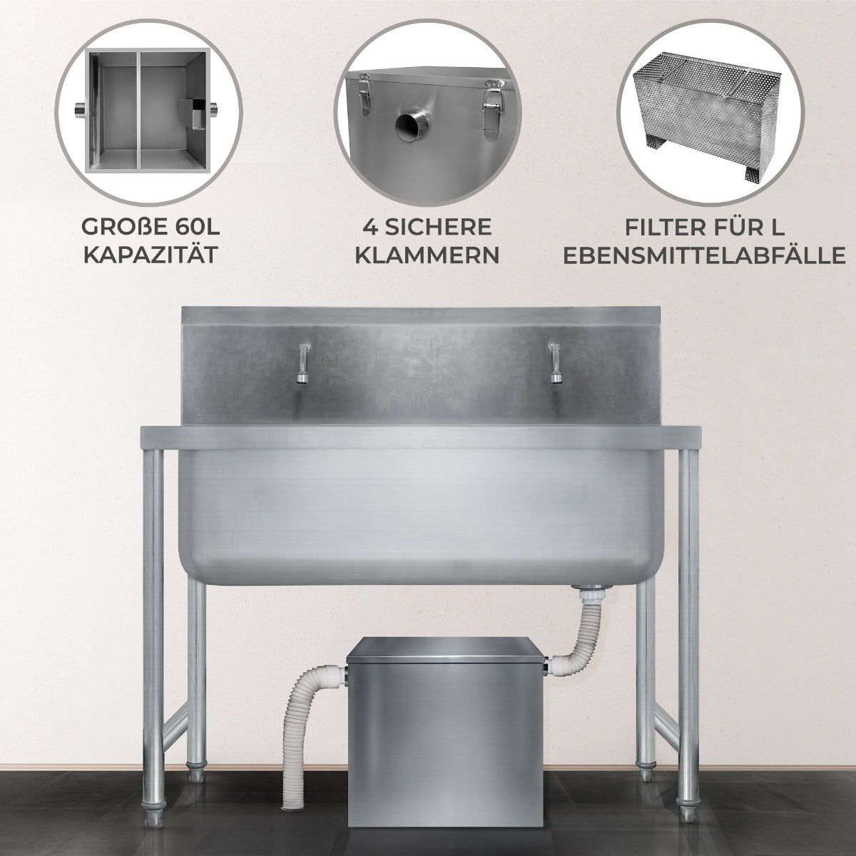 KuKoo Fettavskiljare – 60 Liter