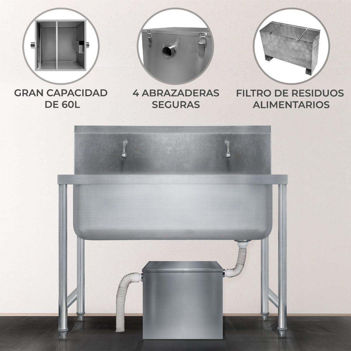 KuKoo Fettavskiljare – 60 Liter