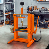 Hydraulisk Verkstadspress med Manometer – 10 Ton