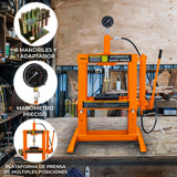 Hydraulisk Verkstadspress med Manometer – 10 Ton