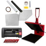 Värmepress 38 x 38cm & 360mm Skärplotter