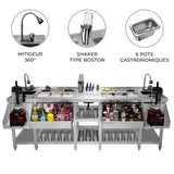 Dubbel Cocktailbarstation