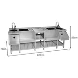 Kompakt Dubbel Cocktailbarstation