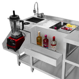 Kompakt Dubbel Cocktailbarstation
