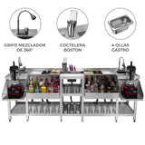 Kompakt Dubbel Cocktailbarstation