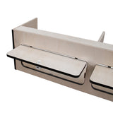 Överskåp för Inredning i Skåpbil med Svart List – 120cm x 35cm x 35cm