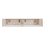 Överskåp för Inredning i Skåpbil med Svart List – 120cm x 25cm x 25cm