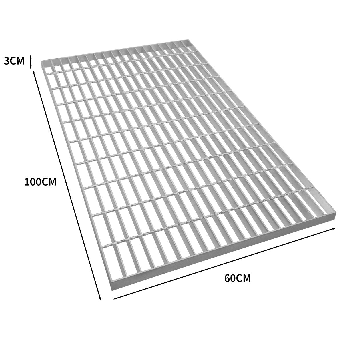 Galvaniserad Gallerpanel - 1000mm x 600mm