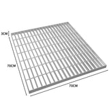 Galvaniserad Gallerpanel - 700mm x 700mm