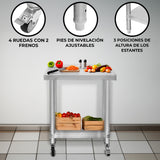 KuKoo Avlastningsbord – 80cm x 60cm x 30cm