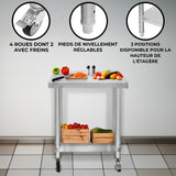 KuKoo Avlastningsbord – 80cm x 60cm x 30cm