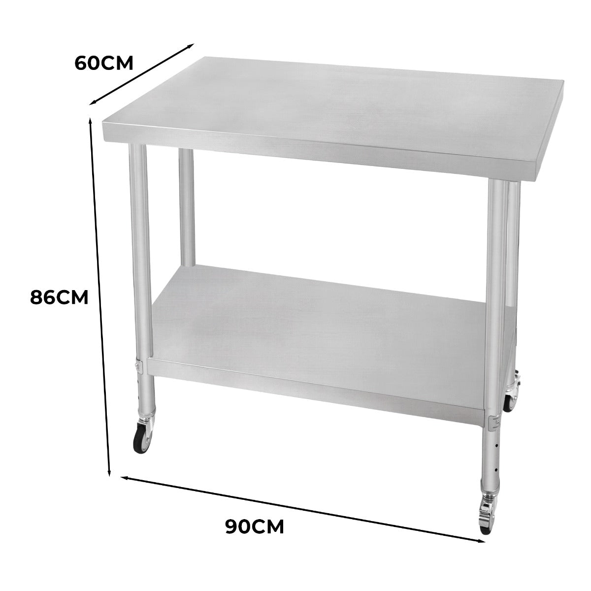KuKoo Avlastningsbord – 86cm x 90cm x 60cm