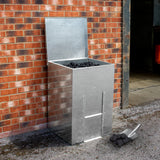 Förvaringsbox för Kol i Galvaniserat Stål - 150kg