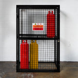 Hopfällbar Förvaringsbur för Gasolflaskor – 184 x 116 x 57cm
