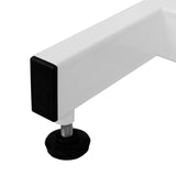 Vitt Hydrauliskt Bord för Husdjurstrimning - Svart Bordsyta