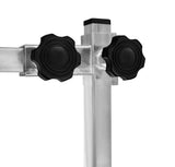 Vitt Hydrauliskt Bord för Husdjurstrimning - Svart Bordsyta