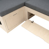 L-formad Bäddsoffa