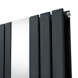 Platt Spegelradiator - 1800mm x 425mm – Grå