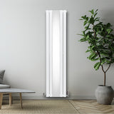 Platt Spegelradiator - 1800mm x 425mm – Vit